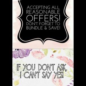 Love an item but not the price, make me an offer!